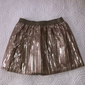 Carter’s metallic gold skirt